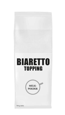 Melkpoeder biaretto topping 750 gram | 10 stuks