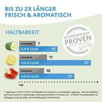 Emsa 508566 Clip & Close Vershouddozen 0.55L/1L/2.3L 3 Stuks Blauw - thumbnail