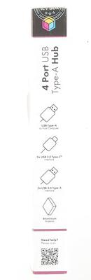 ICY BOX HUB1426-U3 interface hub USB 3.0 (3.1 Gen 1) Type-A 5000 Mbit/s Zwart