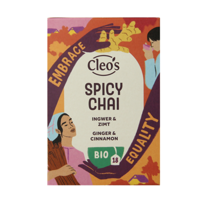 Cleo's Spicy chai bio 18 Zakjes Cleo's Spicy chai bio 18 Zakjes