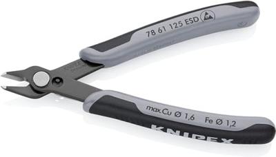 Knipex Electronic Super Knips® ESD | 125 mm Lengte | Meer-Componentengrepen | Gebruineerd - 78 61 125 ESDSB - thumbnail