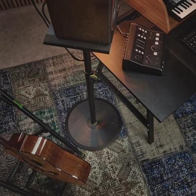 Gravity SP 3202 LRB studiomonitor statief met zware ronde voet - thumbnail