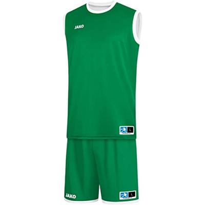 JAKO 4151 Reversible Shirt Change 2.0 - Sportgroen/Wit - M