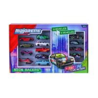 MAJORETTE - SL Neon Racer 13-delige set - Geschikt voor kinderen vanaf 3 jaar - thumbnail