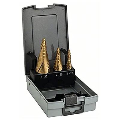 Bosch Accessoires 3-delige set trappenboren HSS-TiN 1st - 2608587432