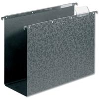 Hangmap elba vertic a4 80mm hardboard zwart | 10 stuks - thumbnail