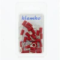 Ringkabelschoen rood M5 voor draad 1.5mm geïsoleerd 25 stuks 170320 klemko - thumbnail
