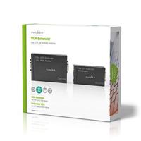 VGA- en Audio-Extender | Tot 300 m | Over Cat5e Cat 6 | Transmitter en Receiver - thumbnail