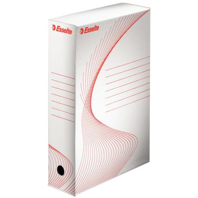 Archiefdoos Esselte Boxycolor 80mm 352x250mm wit | 25 stuks