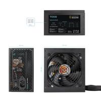 Monitor TooQ TQHELIOS-850SP ATX 850 W 80 Plus Bronze - thumbnail