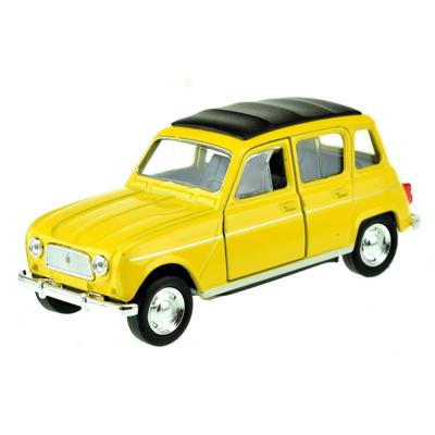 Toi Toys auto Renault 4 geel 10 cm Toi Toys auto Renault 4 geel 10 cm