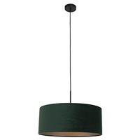 Steinhauer Hanglamp Sparkled light 8156 groen velours kap goud - thumbnail