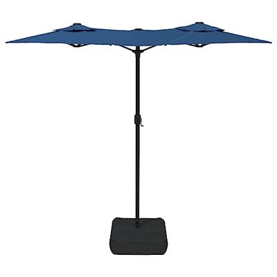 VidaXL Parasol dubbel dak 316x240 cm azuurblauw