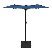 VidaXL Parasol dubbel dak 316x240 cm azuurblauw - thumbnail