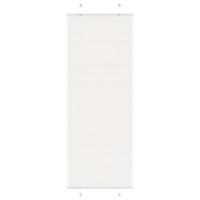 Pliss rolgordijn 70x200 cm stofbreedte 69,4 cm polyester wit - thumbnail