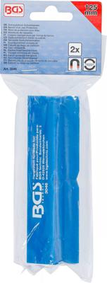 BGS technic plastic vise protective jaws, width 125 mm, 2 pcs.
