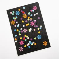 Creativ Company Karton mozaiek, vierkant, afm 10x10 mm, ca. 10000 stuk, 180 gr/ 1 doos - thumbnail