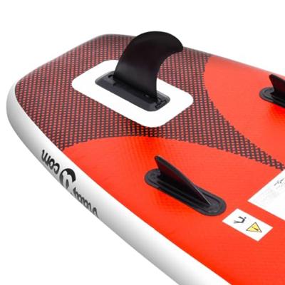 Stand Up Paddleboardset opblaasbaar 300x76x10 cm rood - thumbnail
