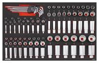 Sonic Doppenset 1/4", 3/8" & 1/2", 12-kant 100-delig 310001 - thumbnail