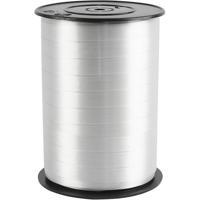 Creativ Company Cadeaulint, b: 10 mm, glossy, zilver, 250 m/ 1 rol - thumbnail