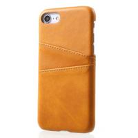 Casecentive Leren Wallet back case iPhone 7 / 8 / SE 2020 tan - thumbnail
