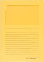 Q-CONNECT L-map met venster, 120 g/m², A4, pak van 100 stuks, oranje - thumbnail