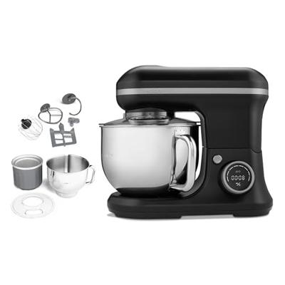 Robot da pasticceria - MEDION - MD18420 - 1200 W - 5 L - 8 velocità - Ciotola per gelato - Nero