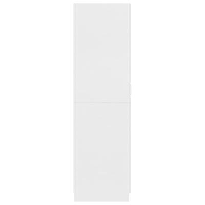 Kledingkast 80x52x180 cm bewerkt hout gerookt eikenkleurig