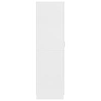 Kledingkast 80x52x180 cm bewerkt hout grijs sonoma eikenkleurig - thumbnail