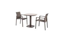 Cortina diningset met Manolo tafel terre printed keramiek 75 x 75 cm Taste - Taste - thumbnail