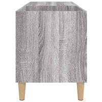 Platenkast 84,5x38x48 cm bewerkt hout grijs sonoma eikenkleurig - thumbnail