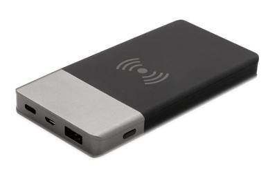 XD Collection powerbank Soft Touch 5000 mAh 13 cm ABS antraciet