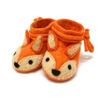 BeYoona babyslofjes vilt vosje oranje - thumbnail