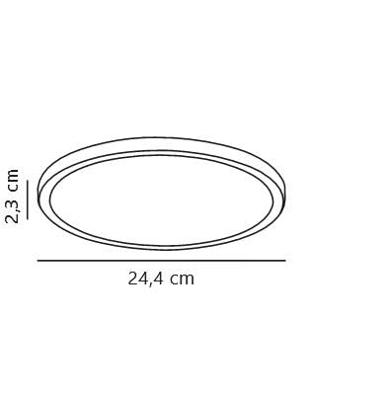 Nordlux Bronx 24 47246001 LED-paneel 15 W Warmwit Wit
