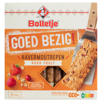 Bolletje Goed Bezig! Rood Fruit 9 Stuks 210 g bij Jumbo
