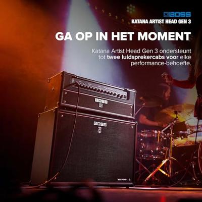 Boss Katana Artist Head Gen 3 100 Watt gitaarversterker top