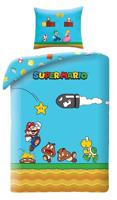 Super Mario Dekbedovertrek 'Super Mario' 140x200cm - thumbnail