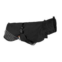 Non-stop dogwear Fjord Regenjas, waterdichte hondenregenjas, verstelbaar en ademend, met reflecterende riemopeningen en beenbanden, zwart voor middelgrote honden, maat 60 - thumbnail