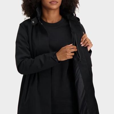 AGU Mac Regenjas Urban Outdoor Dames - Zwart - XL - Waterdicht AGU Mac Regenjas Urban Outdoor Dames - Zwart - XL - Waterdicht