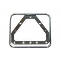 Kentekenplaat-houder retro chr liggend