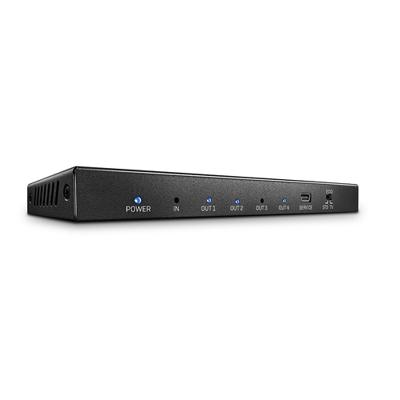 LINDY 38236 4 poorten HDMI-splitter 3840 x 2160 Pixel Zwart