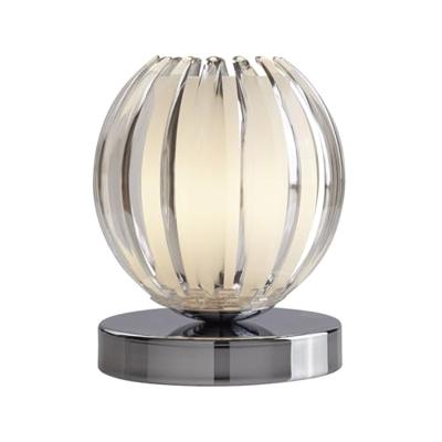 Searchlight TafellampClaw 14cm chroom met helder glas - EU1811CL