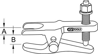 KS TOOLS Ks-tools kogelgewricht uitdrukker ball joint extractor ks