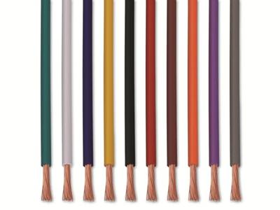 Quadrios 22CW004 Assortiment draden 1 x 0.5 mm² Wit, Blauw, Bruin, Oranje, Groen, Geel, Grijs, Violet, Zwart, Rood 1 set(s)