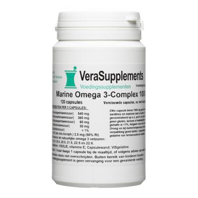 VeraSupplements Marine Omega 3 Complex 1000 mg Capsules VeraSupplements Marine Omega 3 Complex 1000 mg Capsules