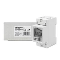 Qoltec 50899 Eenfasige elektronische energieverbruiksmeter | 230 volt | LCD-scherm | 2P | DIN-rail - thumbnail