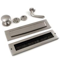 Hardbrass Voordeurset Pragma/Silvia compleet linkswijzend SKG3 met kerntrekbeveiliging - PVD Inox - thumbnail