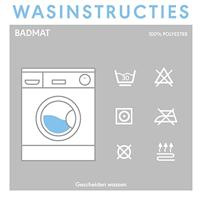 Sealskin Angora Toiletmat 55x60 cm Polyester Off-white - thumbnail