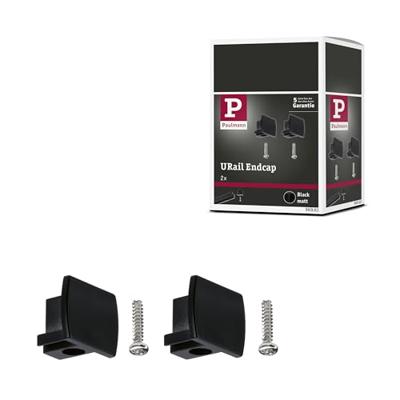Paulmann 96961 96961 230V-railsysteemcomponenten Eindstuk Zwart (mat) Paulmann 96961 96961 230V-railsysteemcomponenten Eindstuk Zwart (mat)