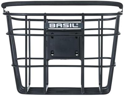 Basil bremen alu kf - fietsmand - voorop - zwart